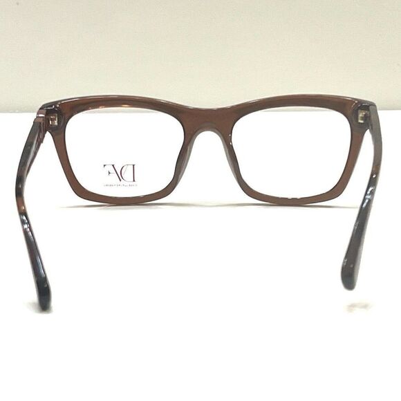 NEW Diane von Furstenberg DVF5083 210 Transparent Brown Eyeglass Frame 52-19-135 - Picture 6 of 7